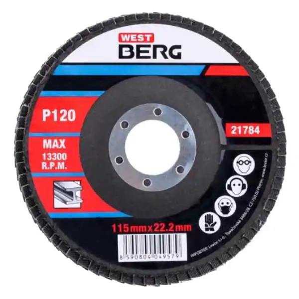 WESTBERG lamelni disk 115mm P120