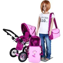 Knorr kolica za lutke princess pink Ruby