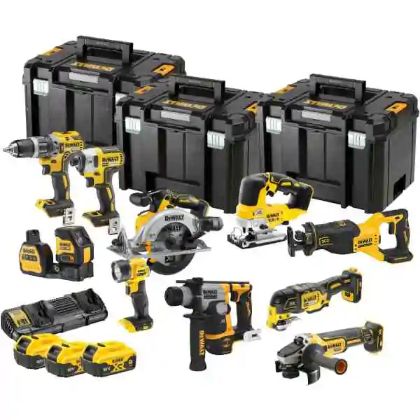 DeWALT DCK1012P4T akumulatorski set mašina, 18V XR, 10 delova, TSTAK koferi - proizvod na akciji