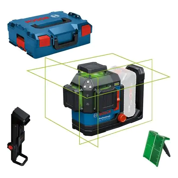Bosch GLL 18V-120-33 CG Professional linijski laser 3 x 360° (zeleni snop) - proizvod na akciji