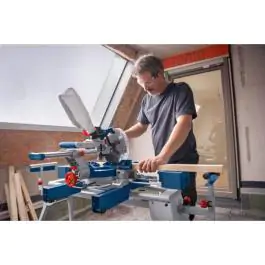 Akumulatorska potezna stacionarna testera, ger Bosch GCM 18V-216 D solo bez baterija i punjača, 0601B51000