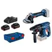 Akumulatorski set alata Bosch GWS 180-LI + GBH 180-LI, 18V, 2x4,0 Ah u koferu, 0615990N05 - proizvod na akciji