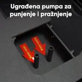 Električni kamin sa vodenom parom, bez grejanja, 800mm DK-08MC/T