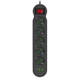 Produžni sa 5 mesta 2m 1.5mm2+pr. 2xUSB+tip C Prosto