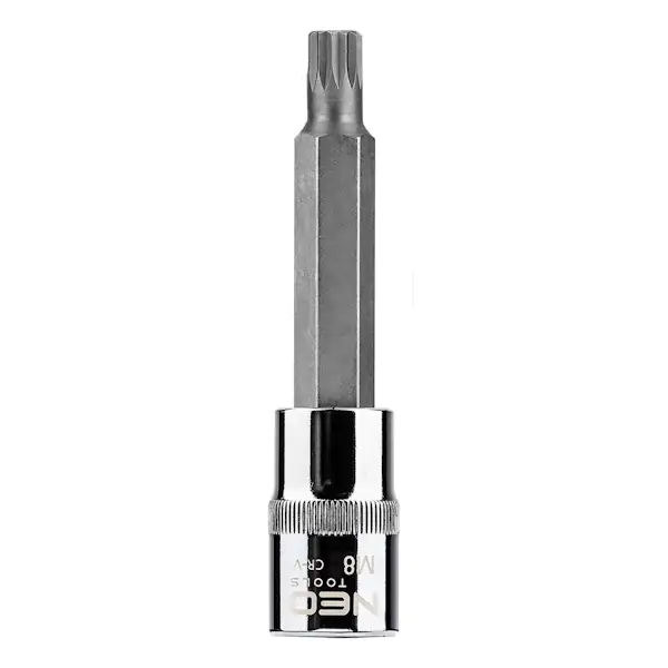 Zvezdasti bit na nasadnom ključu od 1/2″ 100mm M8 NEO TOOLS