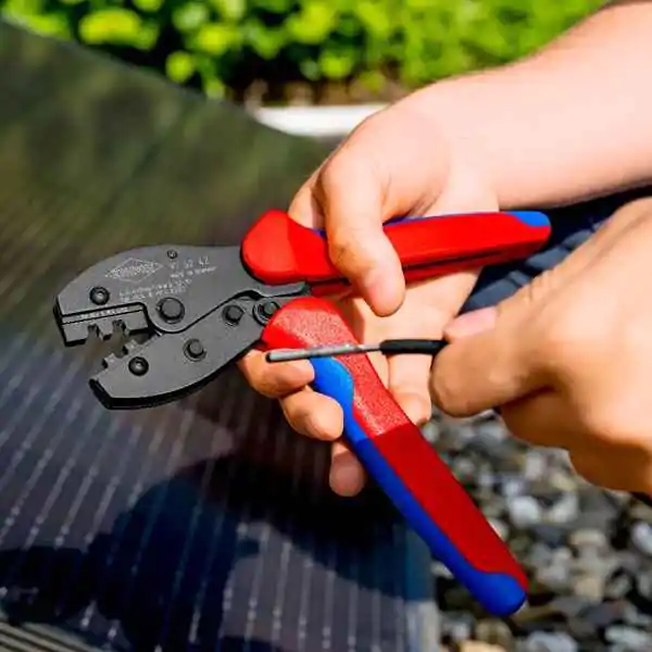 Knipex klešta za krimpovanje, za MC4 i MC4 EVO, 220mm