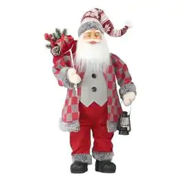 Deda Mraz sa fenjerom i darovima 90cm