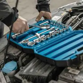 Set nasadnih ključeva 1/2" 24 dela u koferu Hogert HT1R410