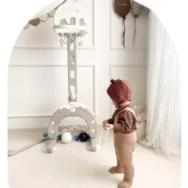 Dečiji multifunkcionalni koš Kolačić Sivi