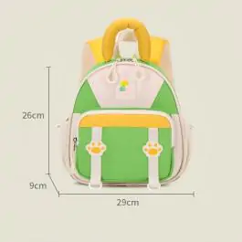 Dečiji ranac Ruipai – “Paw ” dizajn sa šapicama zeleni