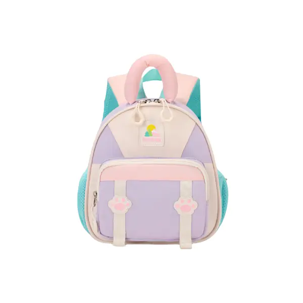 Dečiji ranac Ruipai – "Paw " dizajn sa šapicama	ljubičast