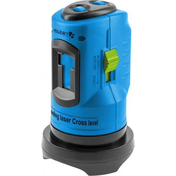 Hogert HT4M070 laserski nivelator – crveni zrak, samonivelirajući za horizontalne, vertikalne i ukrštene linije - proizvod na akciji