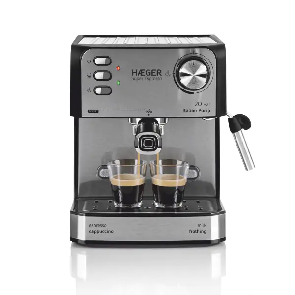 HAEGER CM-85B.011A APARAT ZA ESPRESSO KAFU 20 BARA INOX