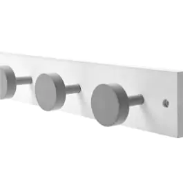 ESTIA ES02-18344 ČIVILUK SA 4 KUKICE DRVO BELI