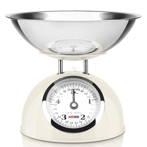 HAEGER KS-CME.009A MEHANIČKA KUHINJSKA VAGA SA POSUDOM 5KG