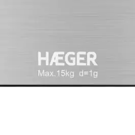 HAEGER KS-DIG.012A DIGITALNA KUHINJSKA VAGA INOX KUĆIŠTE 15KG/1G