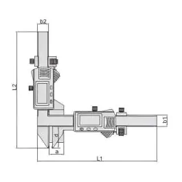 INSIZE Merilo za zupčanike M1-25mm 1181-M25A