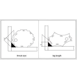 INSIZE Merilo za zavarene spojeve