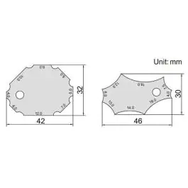 INSIZE Merilo za zavarene spojeve