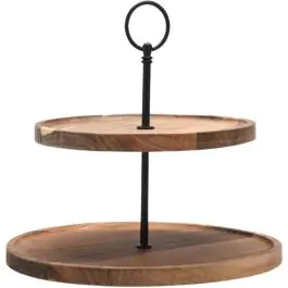 ESTIA ES01-30933 poslužavnik za serviranje na 2 nivoa Bambus 25 cm