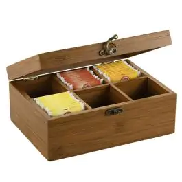 KESPER KSP59902 KUTIJA ZA ČAJ TAMNI BAMBUS 21.5X16X9CM