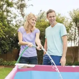 Bazen sa metalnom konstrukcijom 220x150x60 cm Intex Pink