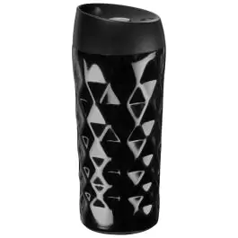 Dajar DJ84572 termos šolja sa dvostrukim zidom 400ml 3d dekoracija crna