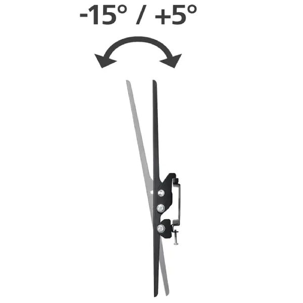 Hama LCD nosač, fiksni, 32"-75", crni VESA 400x400