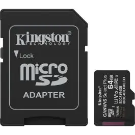 SD mem.kart. 64GB Kingston Canvas SelectPlus gen 3