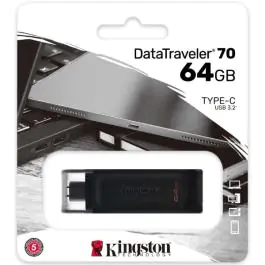 Fleš pen 64GB USB-C, 3.2 Data Traveler 70 Kingston