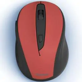 HAMA Bežični optički miš MW-400 V2, crveni 6 tastera