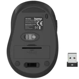 HAMA Bežični optički miš MW-400 V2, crni 6 tastera