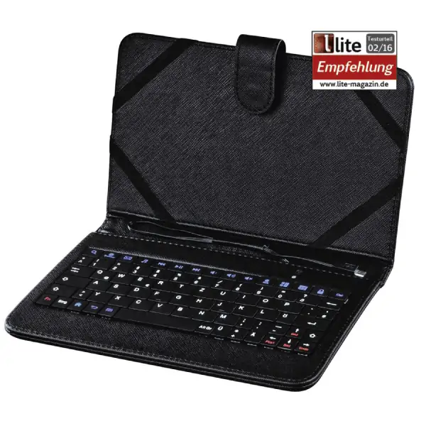Tastatura za tablet + univerzalna futrola 7", crna