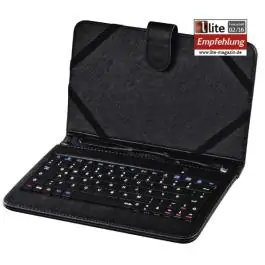 Tastatura za tablet + univerzalna futrola 7", crna