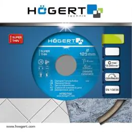 Kontinuirani dijamantski disk, 125 mm HT6D702 Hogert