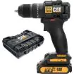 CAT DX1010 aku udarna bušilica zavrtač 18V (Brushless, 2×2.0Ah, punjač, kofer) - proizvod na akciji