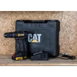 CAT DX155.1 aku vibraciona bušilica zavrtač 18V (50 Nm, 2×2.0Ah, 2A punjač, kofer)