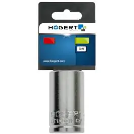 Sferna nasadna ključ 1/2″, 20 mm, CrV50BV30, DIN 3121 HT1A420 Hogert