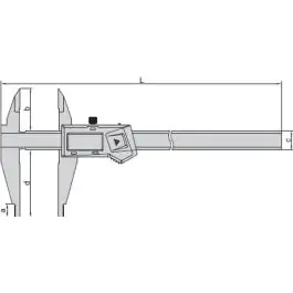 INSIZE digitalno pomično merilo 0&ndash;200 mm inox