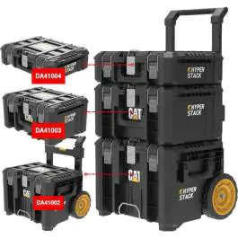 CAT kofer za alat DA41005 &ndash; 3-nivo sistem na kolicima