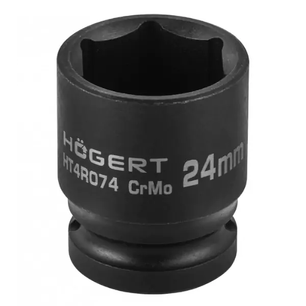 Kratka udarna gedora 1/2″, 24 mm HT4R074 Hogert