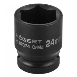 Kratka udarna gedora 1/2″, 24 mm HT4R074 Hogert