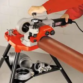 Električna nareznica za cevi SUPERTRONIC 2000 BSPT R,1/2-2" Rothenberger