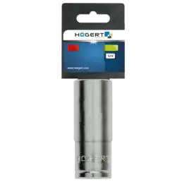 Udubljena nasadna ključ 1/2″, 23 mm, duga, CrV HT1A273 Hogert