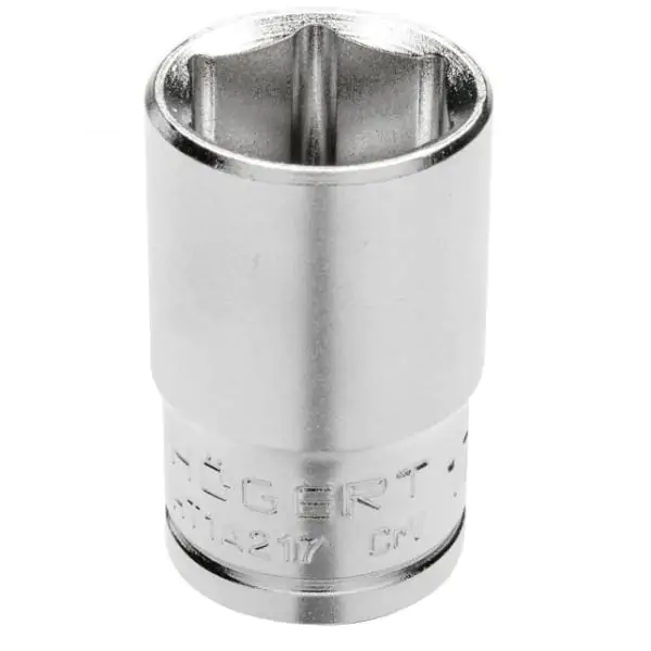 Nasadna čaura 1/2″, metrički šestougaoni profil, CrV čelik, 30 mm, DIN 3124  Nasadna čaura 1/2″, metrički šestougaoni profil, CrV čelik, 30 mm, DIN 3124 Hogert HT1A230
