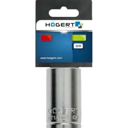 Nasadni ključ 1/4″, heksagonalni, 7 mm, CrV50BV30, DIN 3124, AS-drive HT1A007 Hogert