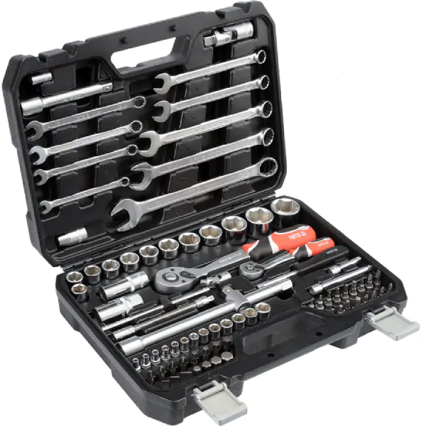 YATO garnitura nasadhin ključeva 1/4"-1/2"/ 82 dela u koferu YT12691