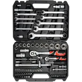 YATO garnitura nasadhin ključeva 1/4"-1/2"/ 82 dela u koferu YT12691