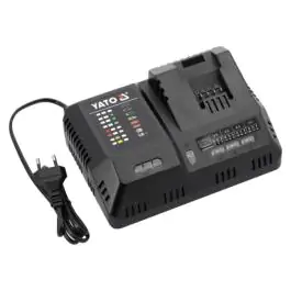 YATO dvostruki punjač baterije super brzi 18V I2.4 -12A YT-828502