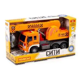 Igračka inercijalni kamion sa kranom 305x102x148 mm
